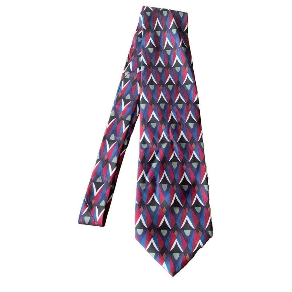 Pre Owned Men’s Crossbow Tie Neck Tie Necktie Classic Style 100% Silk